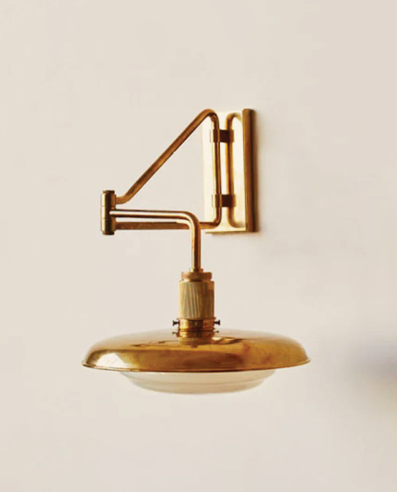 Oscar Articulated Sconce Glass Shade