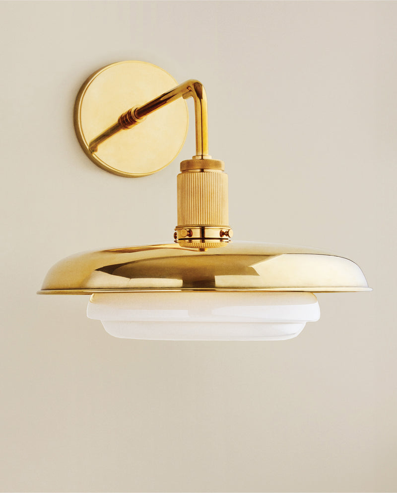 Oscar Fixed Sconce Glass Shade