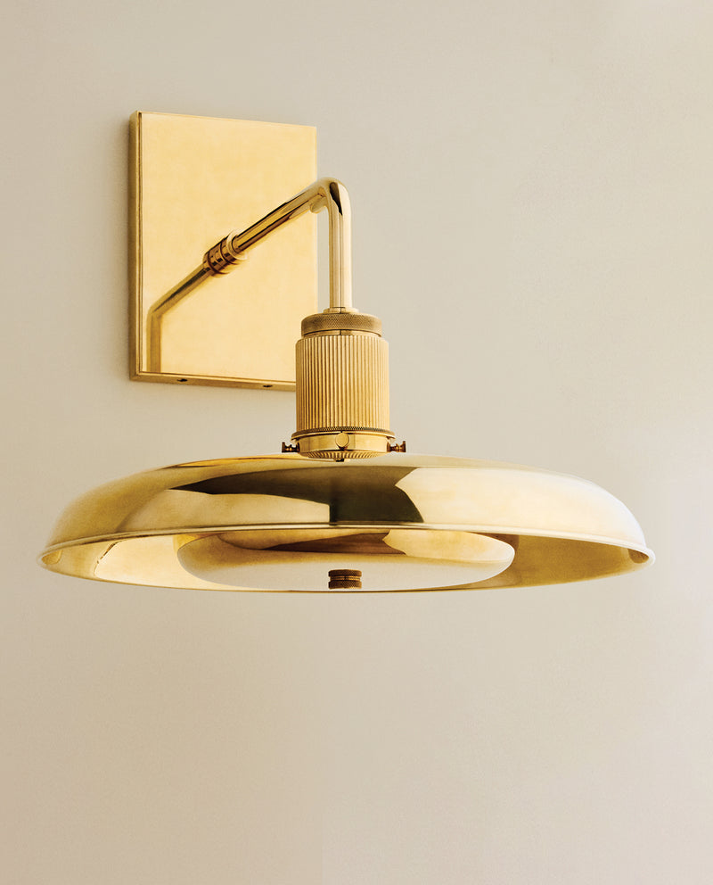 Oscar Fixed Sconce Metal Shade
