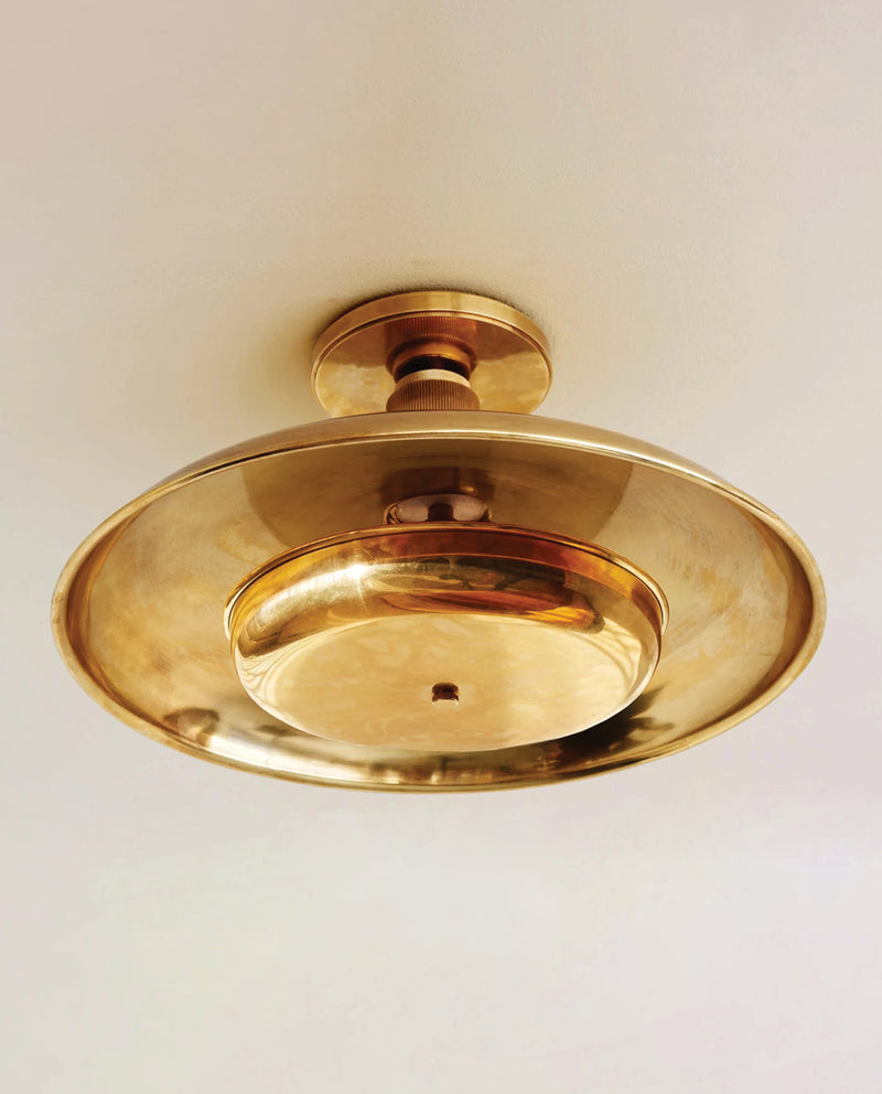 Oscar Flushmount Metal Shade