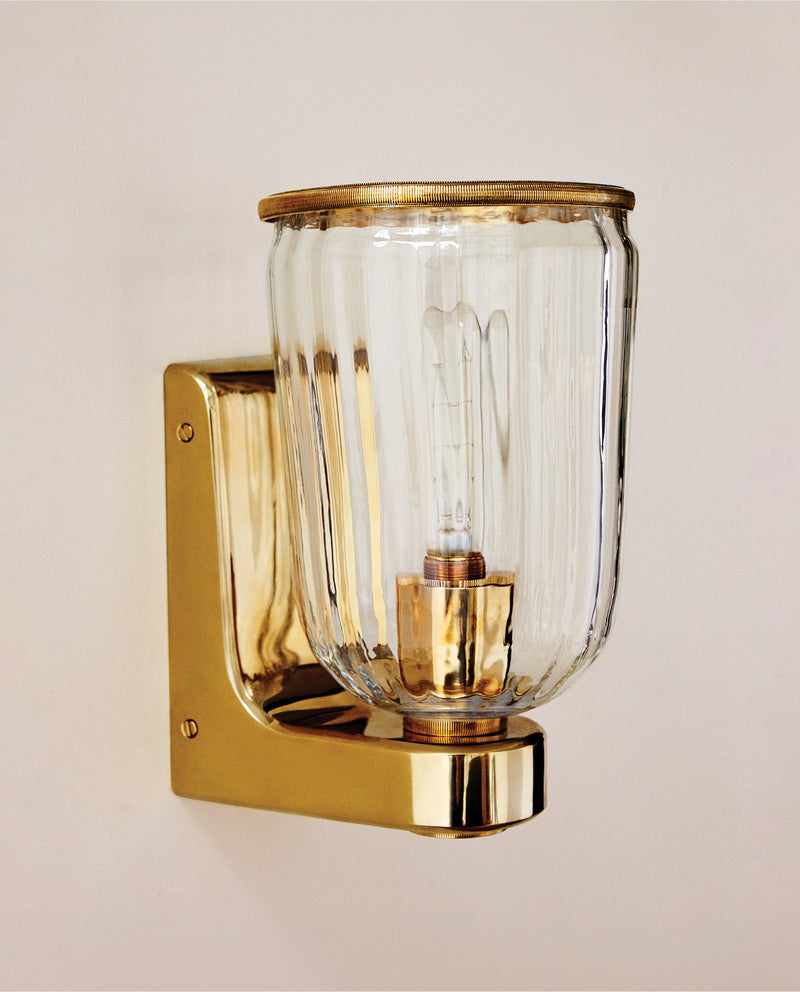 Porto Sconce In Clear Glass