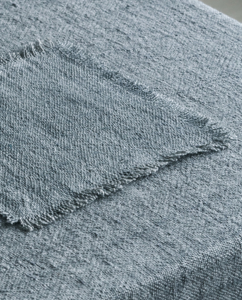 RW GUILD FRINGE WASHED LINEN COCKTAIL NAPKIN