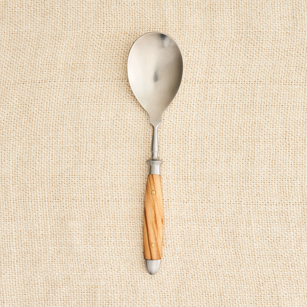 Eichenlaub Old German Serving Utensils in Olive Wood