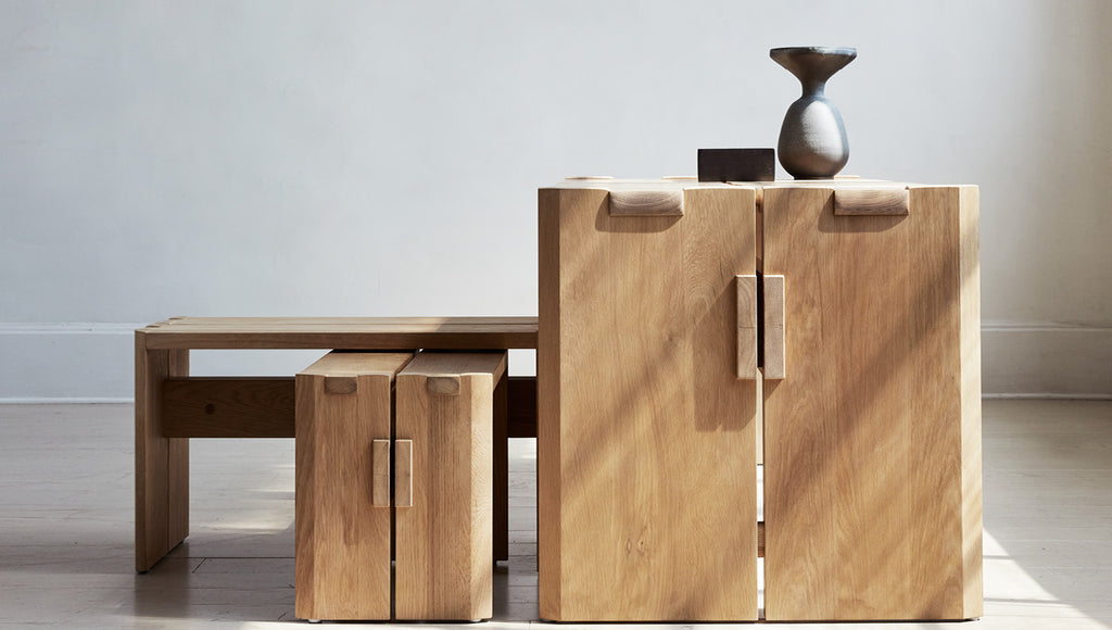 Guild Table Dado Table | Large Wooden Dining Table Made to Order – Roman and ...