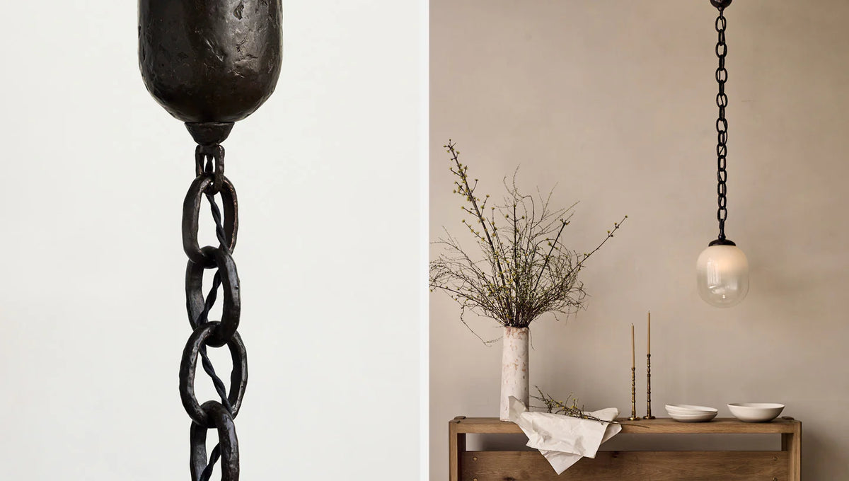 Floor Model - ACSOL - Seed Pendant Bronze / Gradient Glass (Code 51)