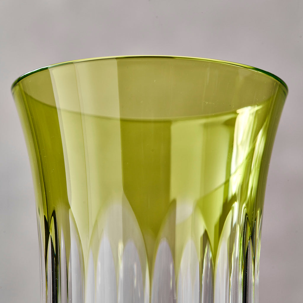 Kimiko Yasuda Crystal Namihana Tumbler in Chartreuse