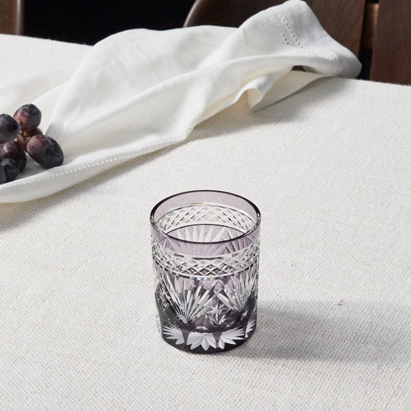 Shimizu Glass Yarai Sasa Rocks Glass in Lavender – Roman and
