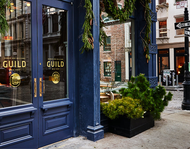 AN EXCLUSIVE FIRST LOOK INSIDE GUILD NEW YORK, THE BUSTLING AND BEAUTIFUL FLAGSHIP STORE OF ROMAN AND WILLIAMS