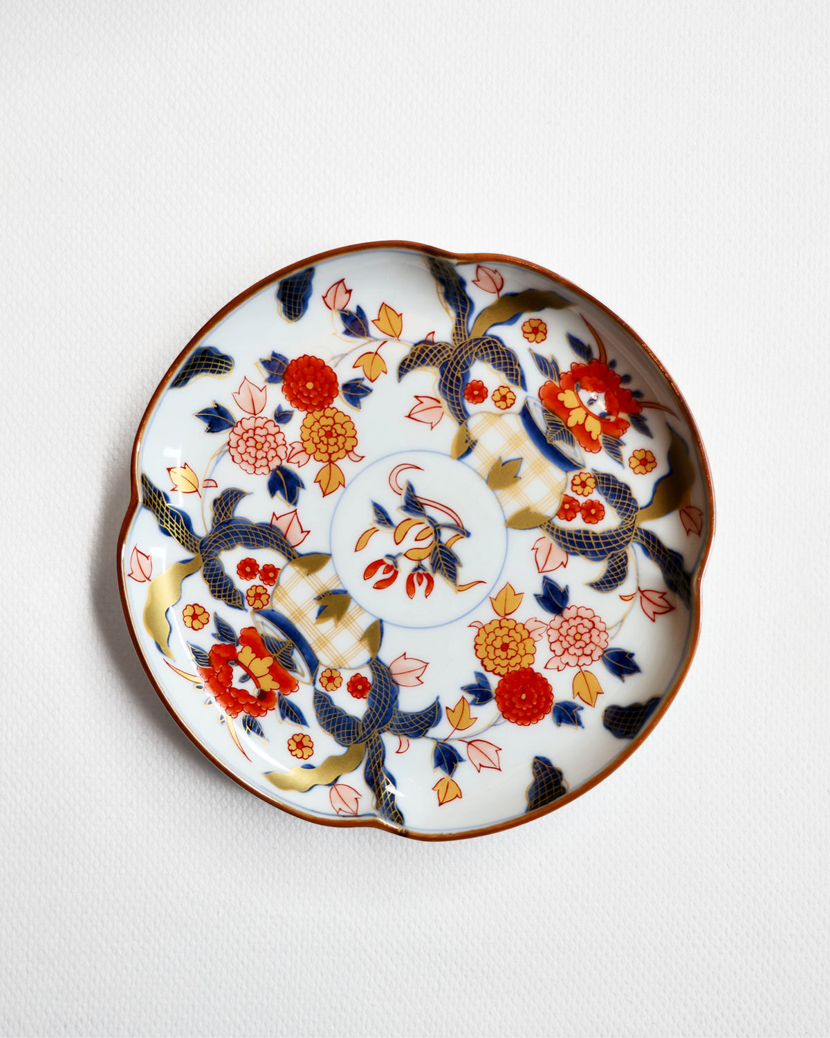 Arita Nishiki Kinrande Dessert Plate
