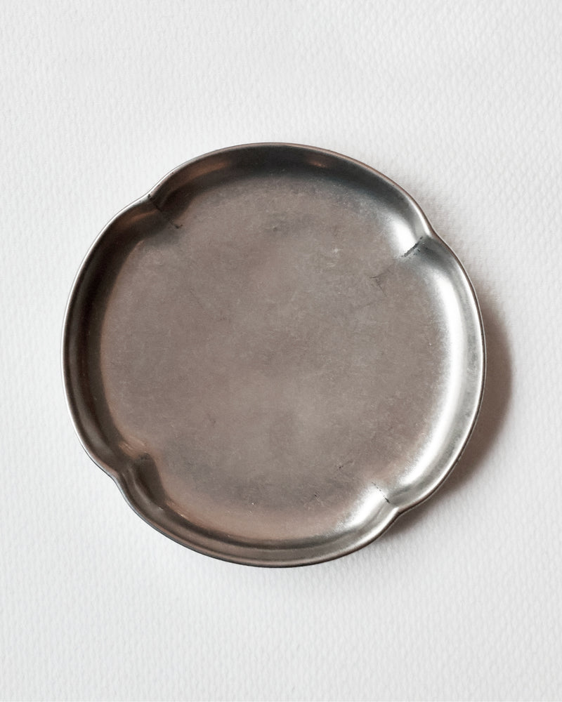 Arita Small Silver Mokkou Plate
