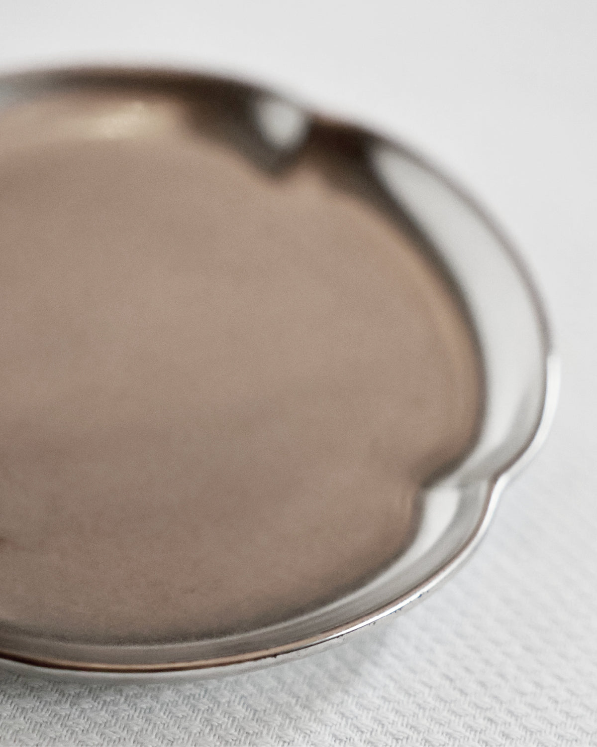 Arita Small Silver Mokkou Plate