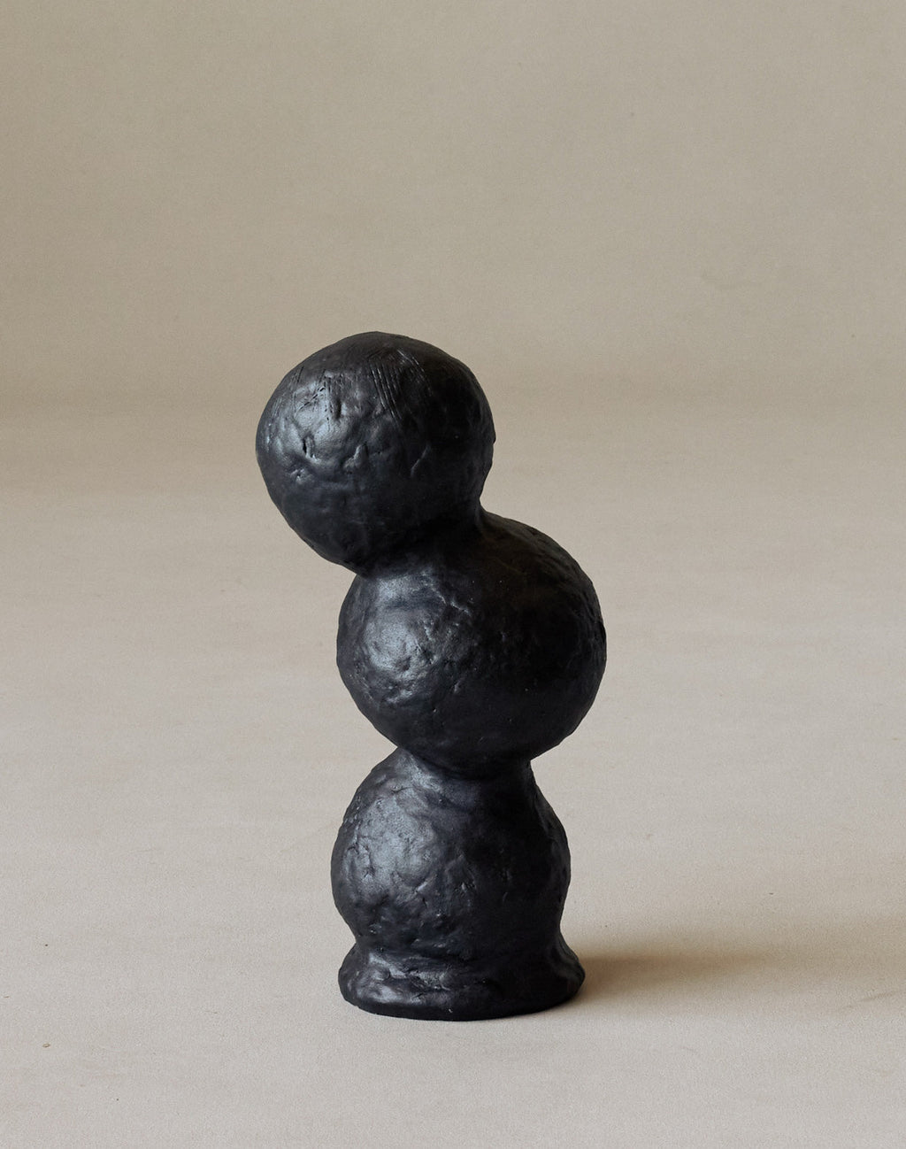 Maggie Wells, Ceramic Sculpture with Black Glaze No. 10