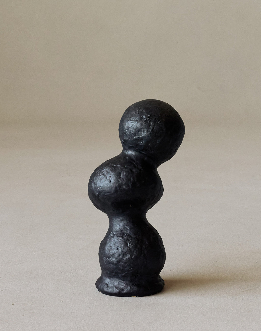Maggie Wells, Ceramic Sculpture with Black Glaze No. 10