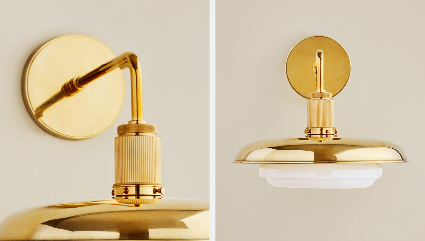 Oscar Fixed Sconce Glass Shade