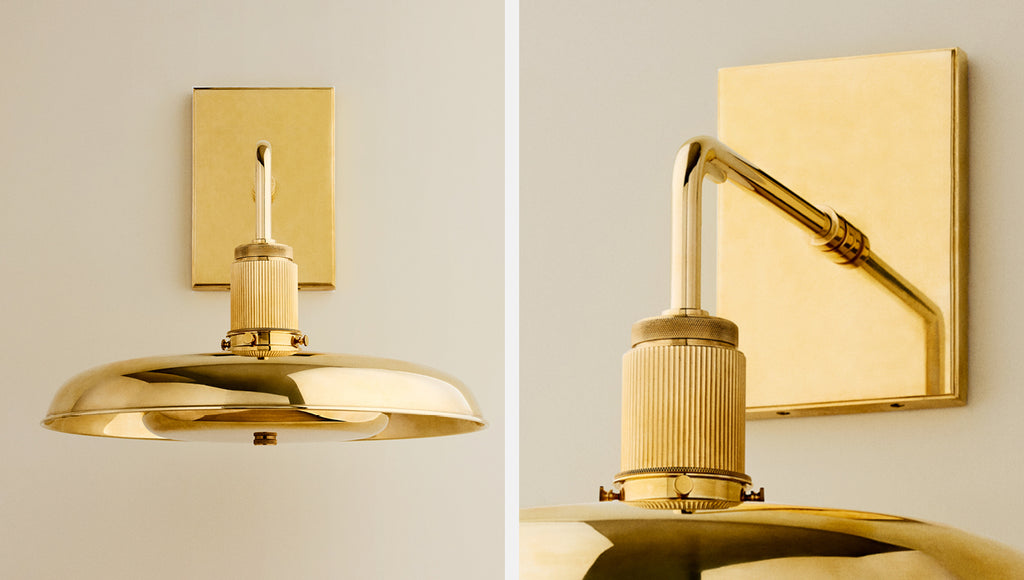 Oscar Fixed Sconce Metal Shade