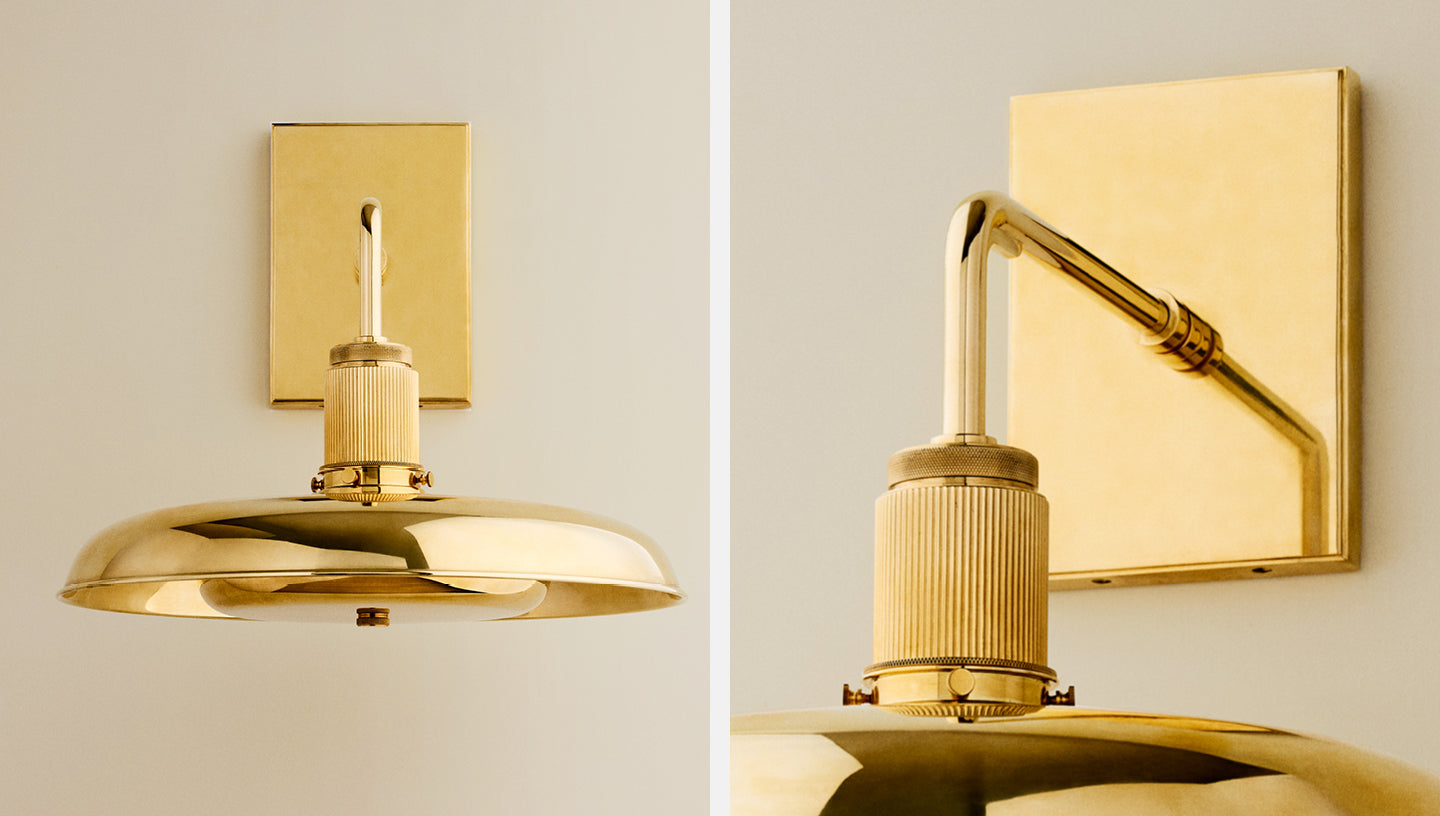 Oscar Fixed Sconce Metal Shade