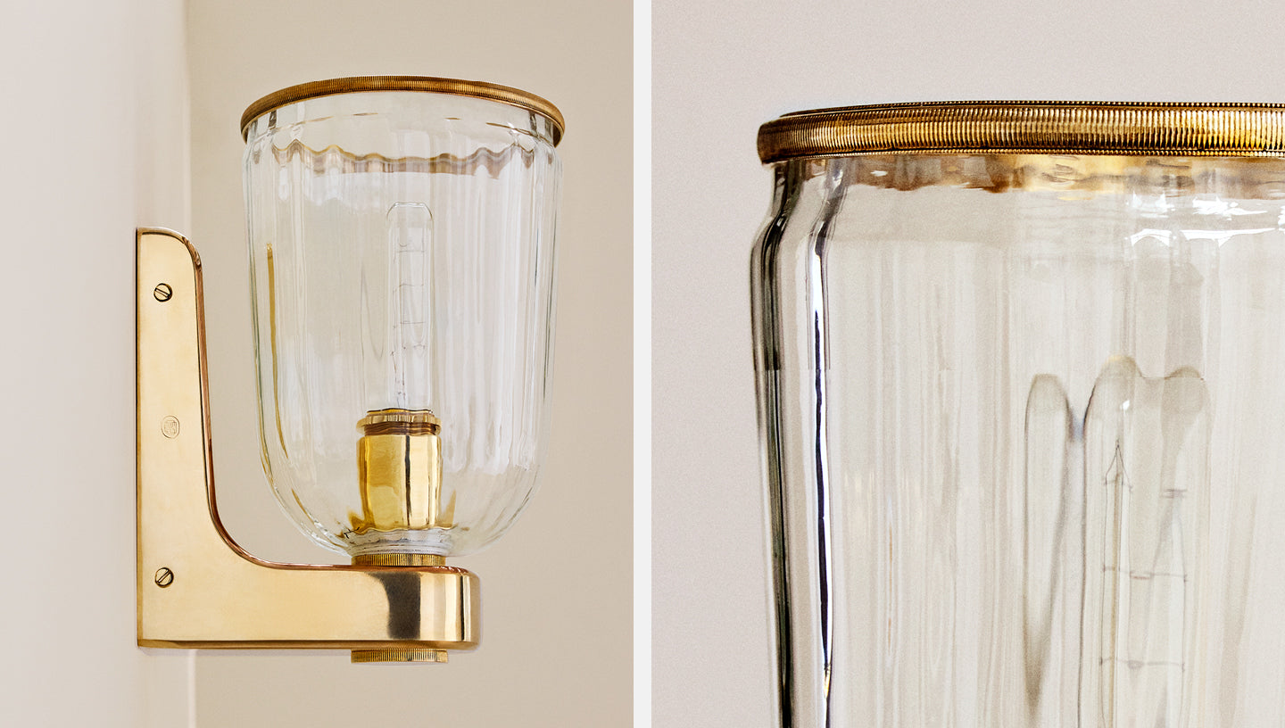 Porto Sconce In Clear Glass