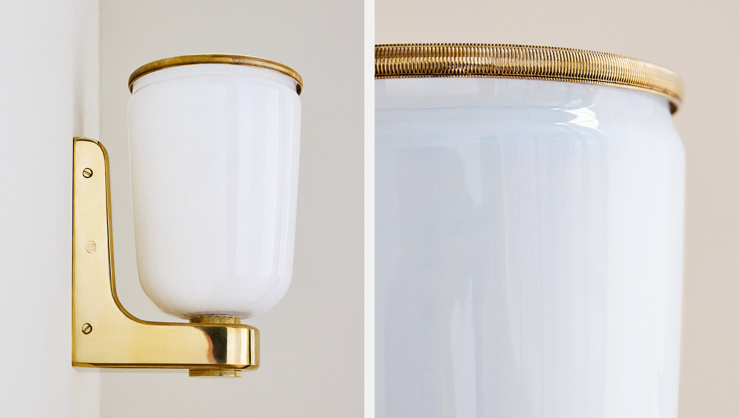 Porto Sconce In Opaline Glass