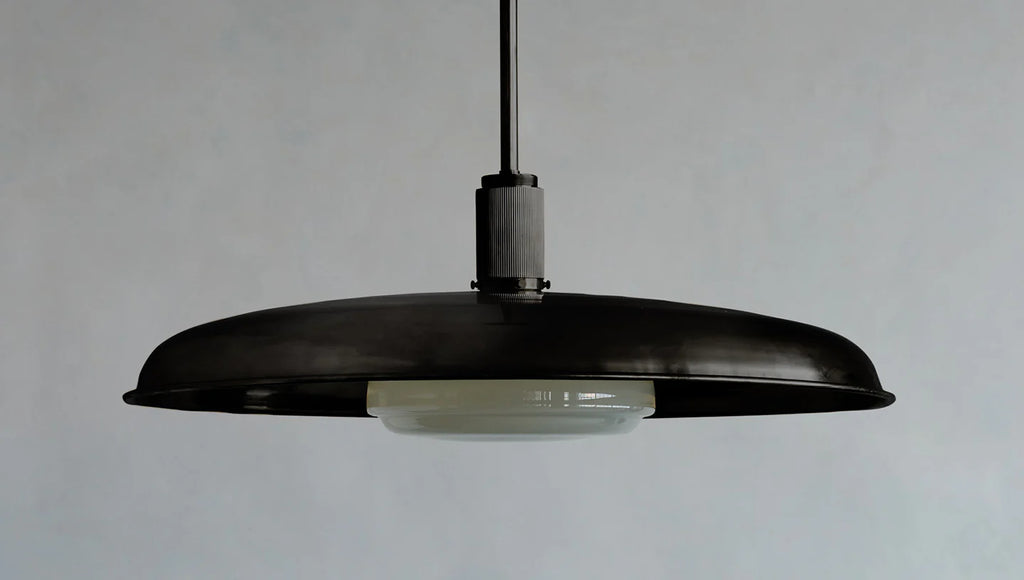 Floor Model - ACSOL - Oscar Pendant 24 - Blackened Brass / Nude Glass (Code 32)
