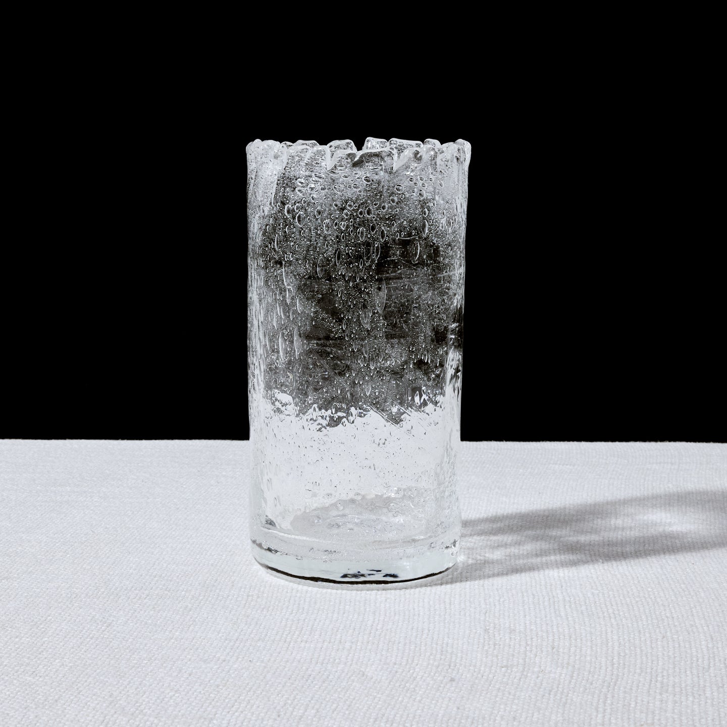 Naoya Arakawa Tall Crackle Crown Vase