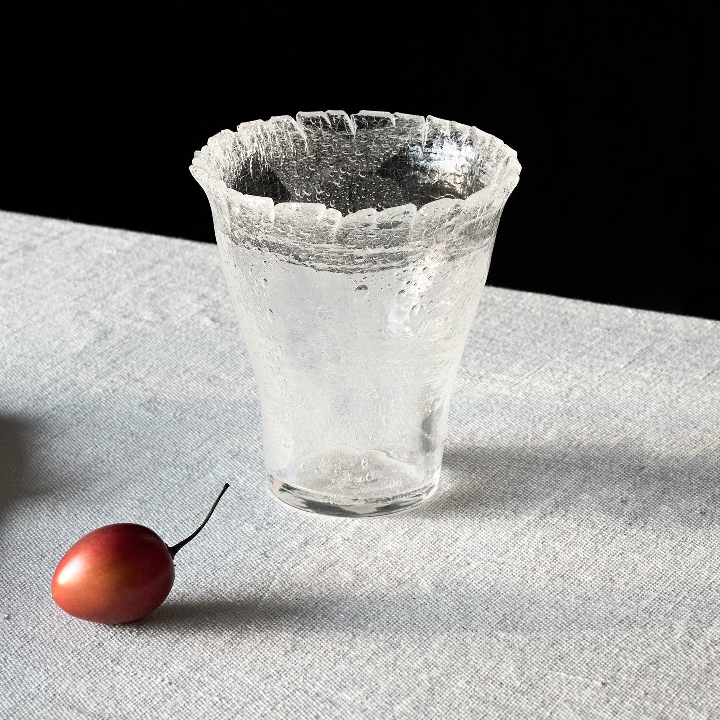 Naoya Arakawa Crackle Morning Glory Vase