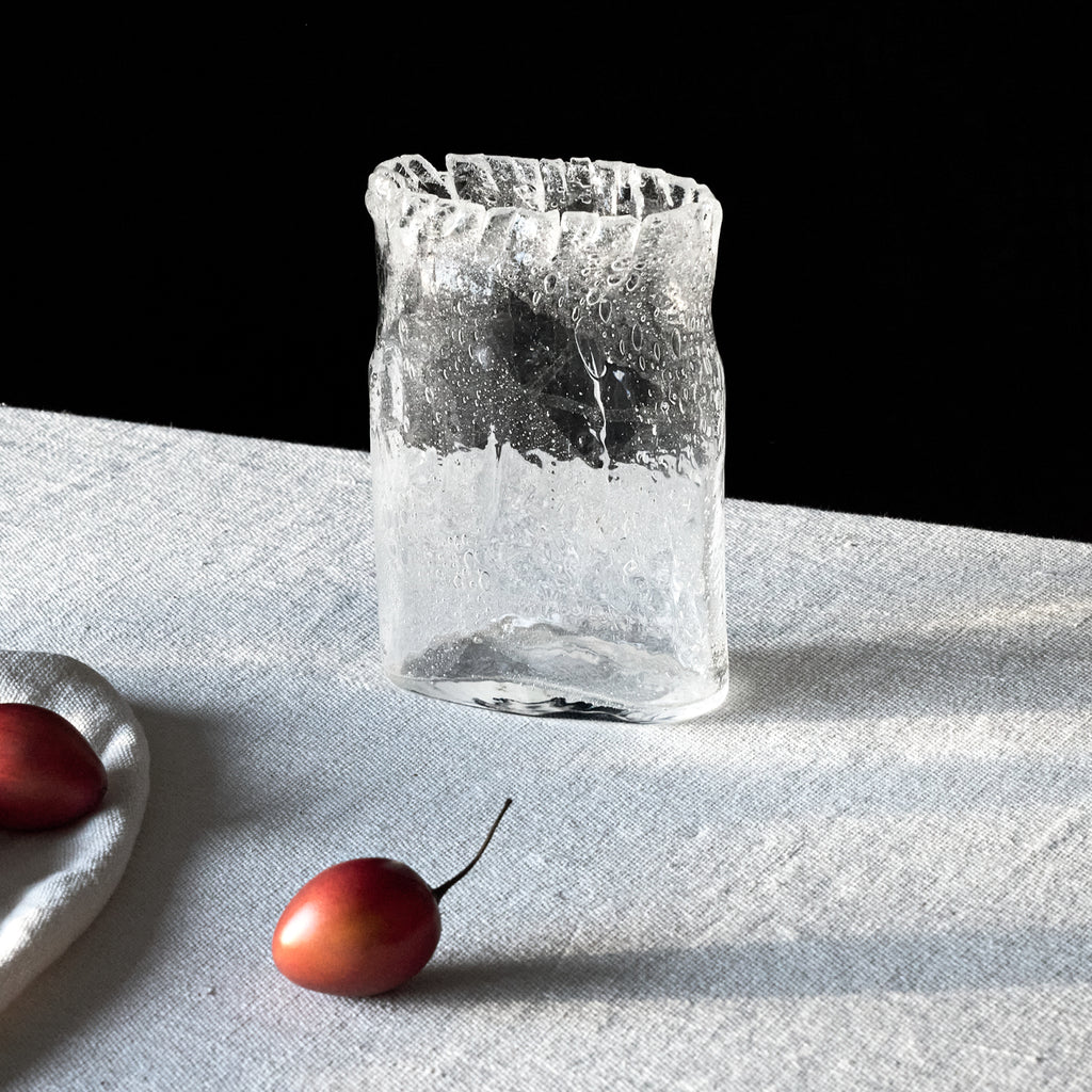 Naoya Arakawa Oval Crackle Vase