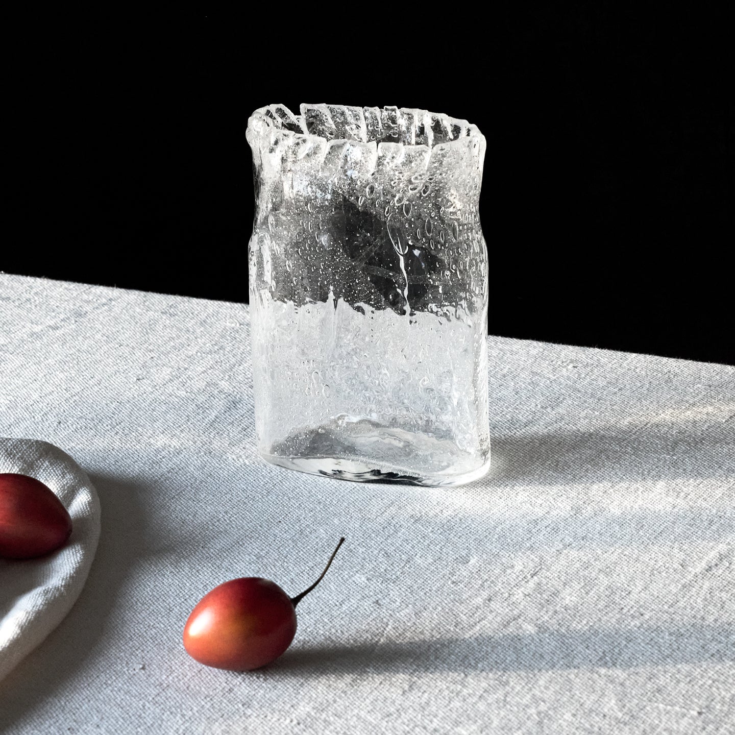 Naoya Arakawa Oval Crackle Vase