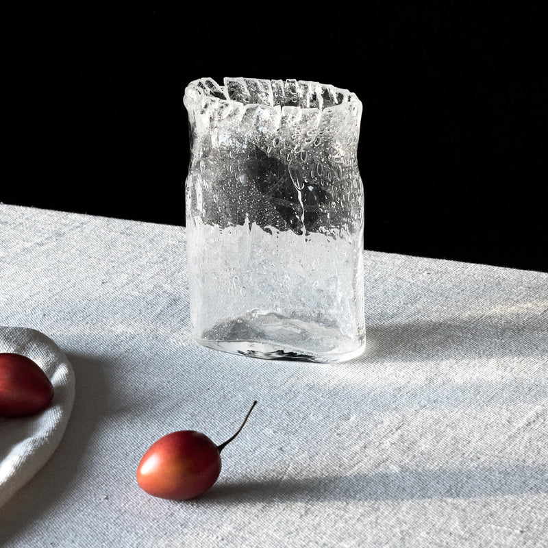 Naoya Arakawa Oval Crackle Vase