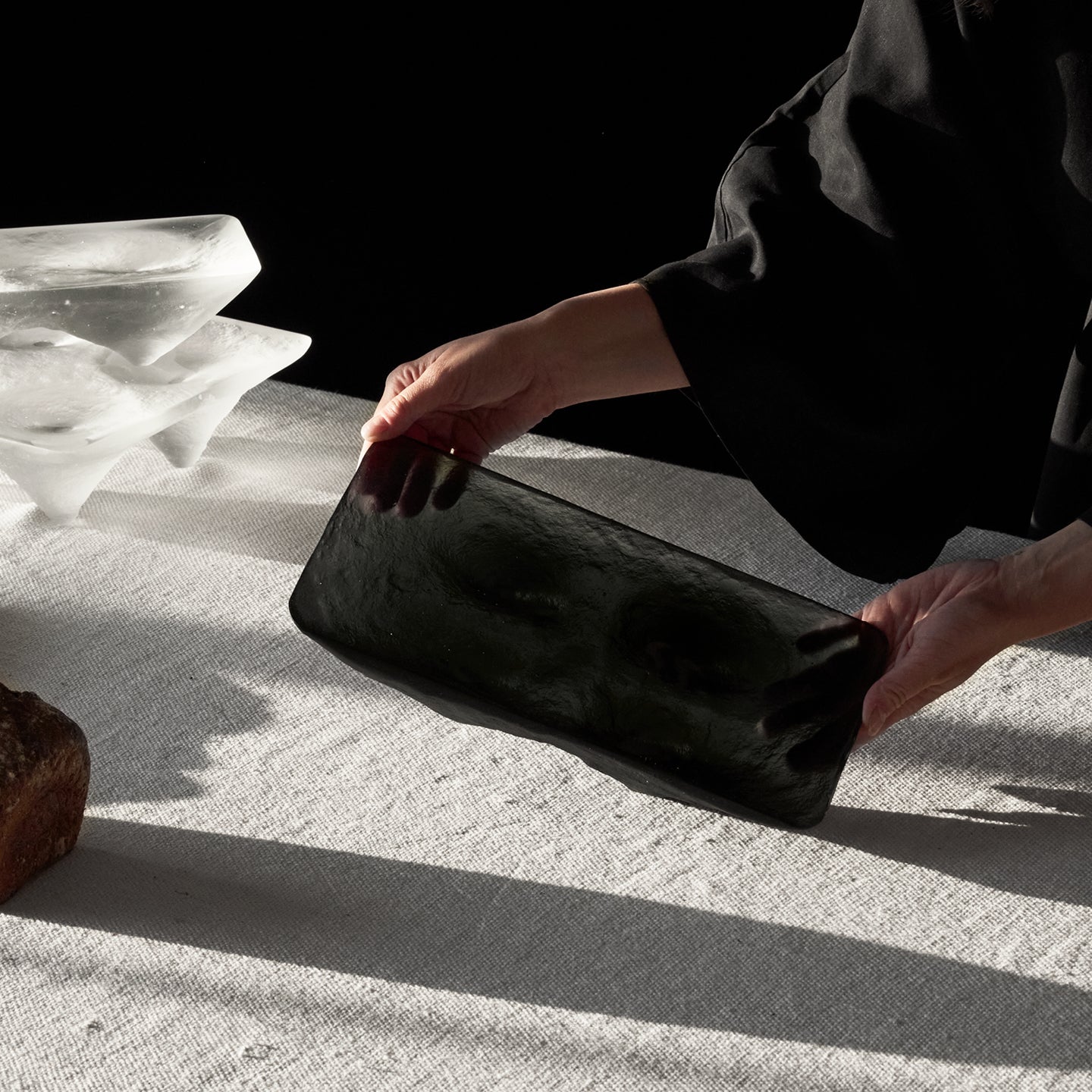 Naoya Arakawa Small Jurassic Platter in Smoke