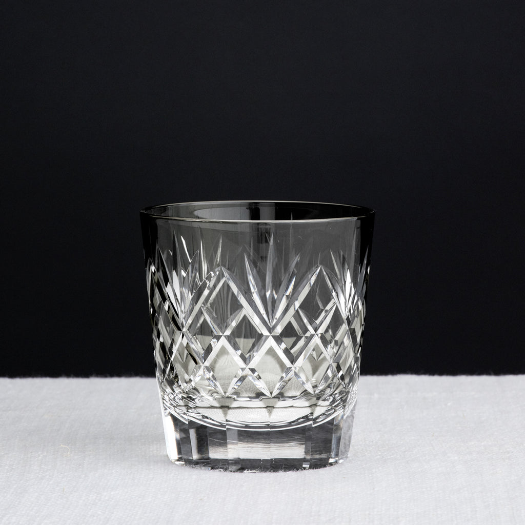 Shimizu Glass Yarai Sasa Rocks Glass in Gray