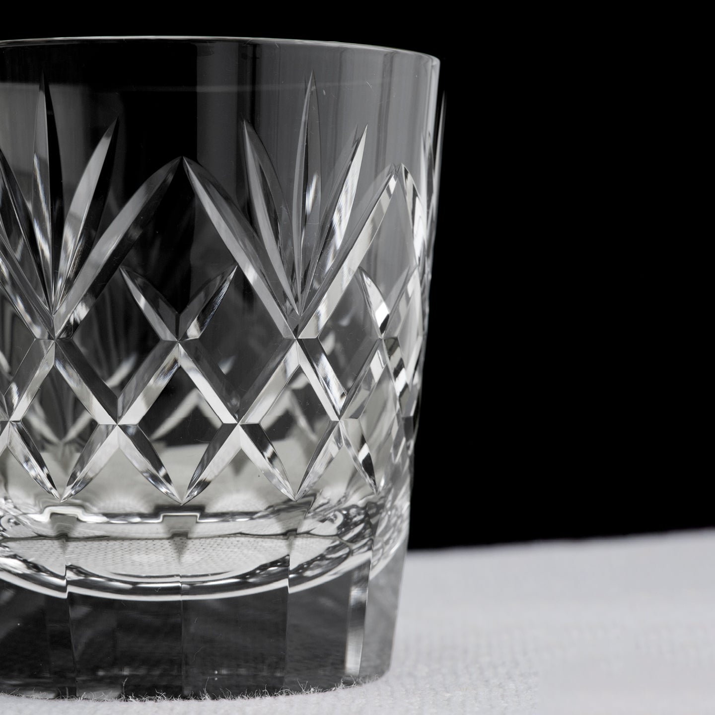 Shimizu Glass Yarai Sasa Rocks Glass in Gray