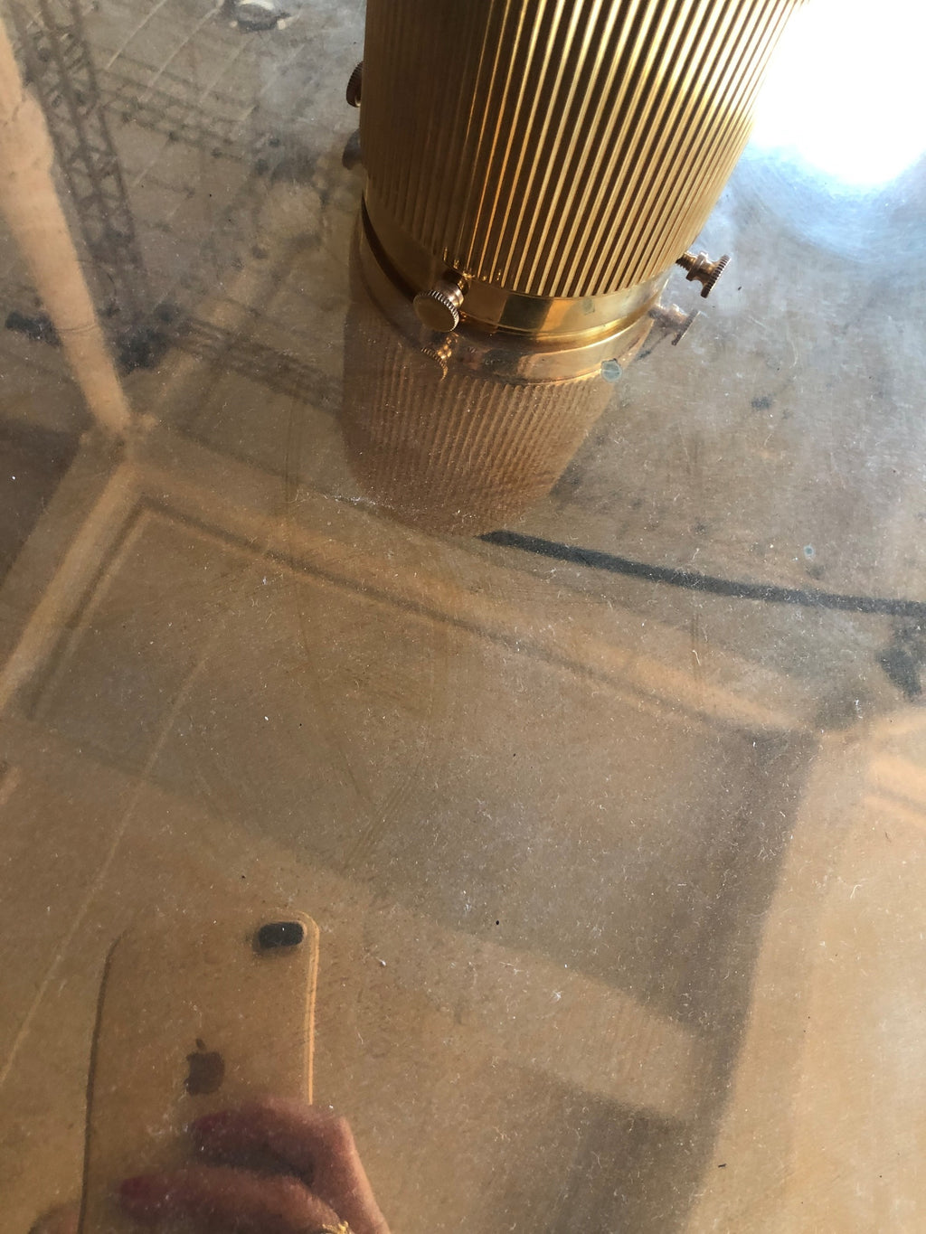 Floor Model - ACSOL - Oscar 44 Counterweight - Burnished Brass / Nude Glass (Code 26)