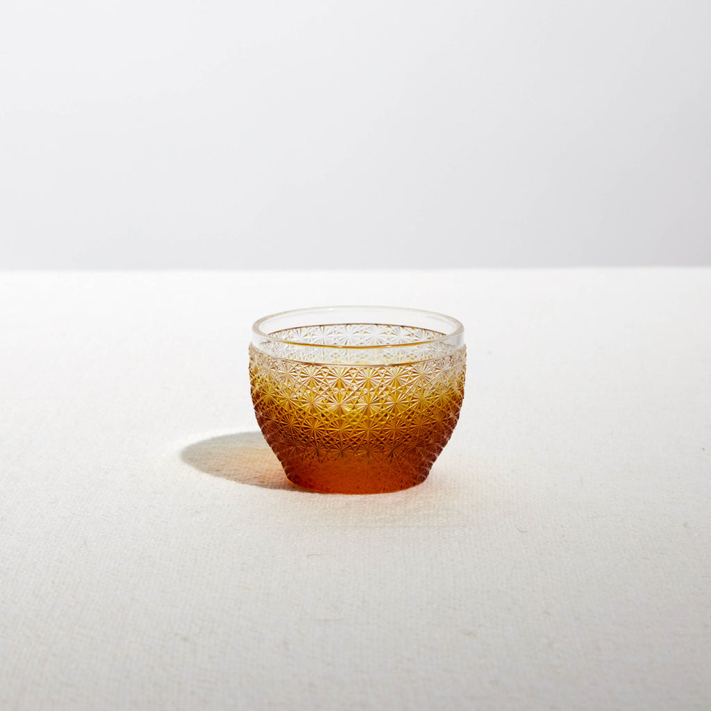 Gold Crystal Shot Glass with cut-glass design | Shooter Glass & Barware ...