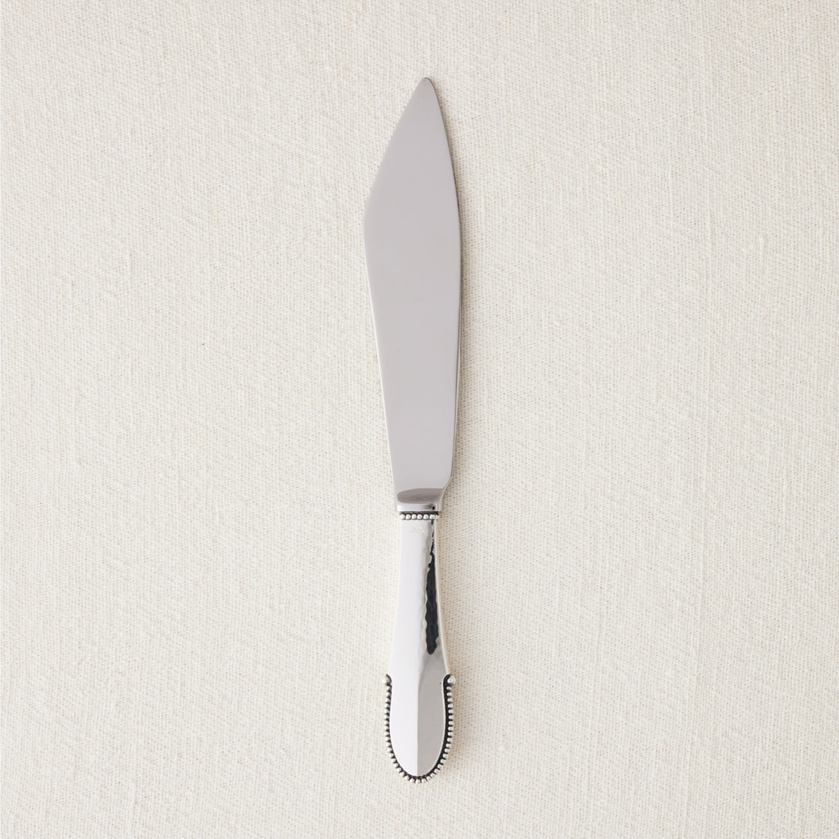 Georg Jensen Sterling Silver Cake Knife in Beaded