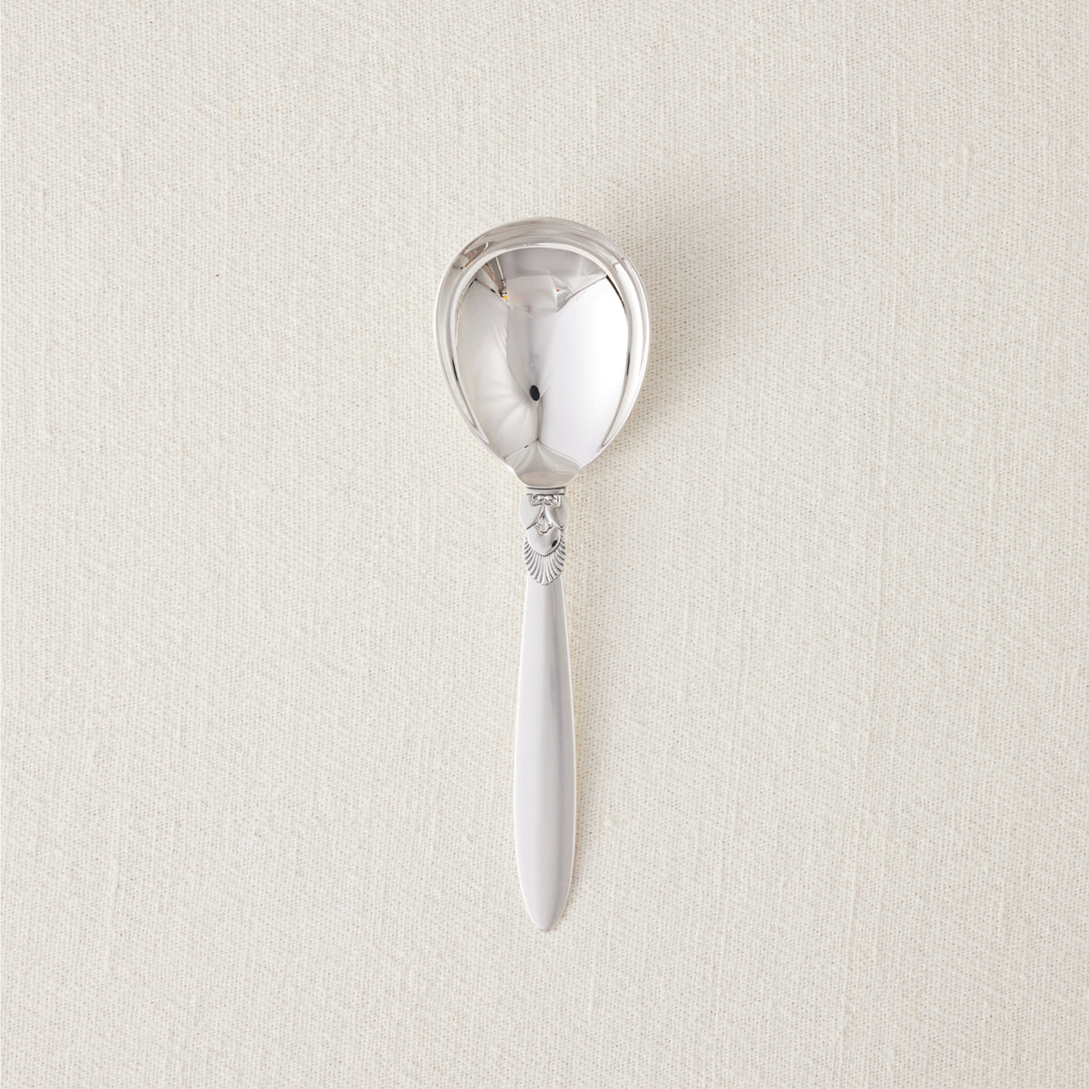 Georg Jensen Small Sterling Silver Serving Utensils in Cactus