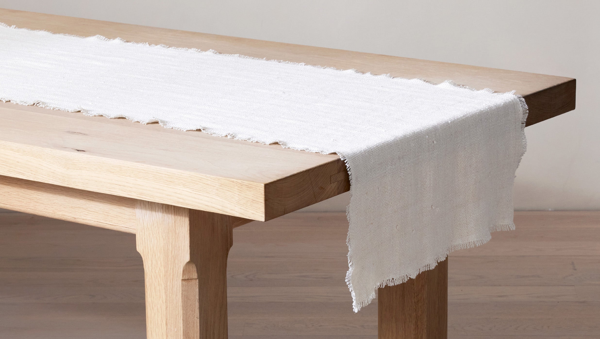 Double Weave Linen Table Runner | Table Runners & Dinning Table