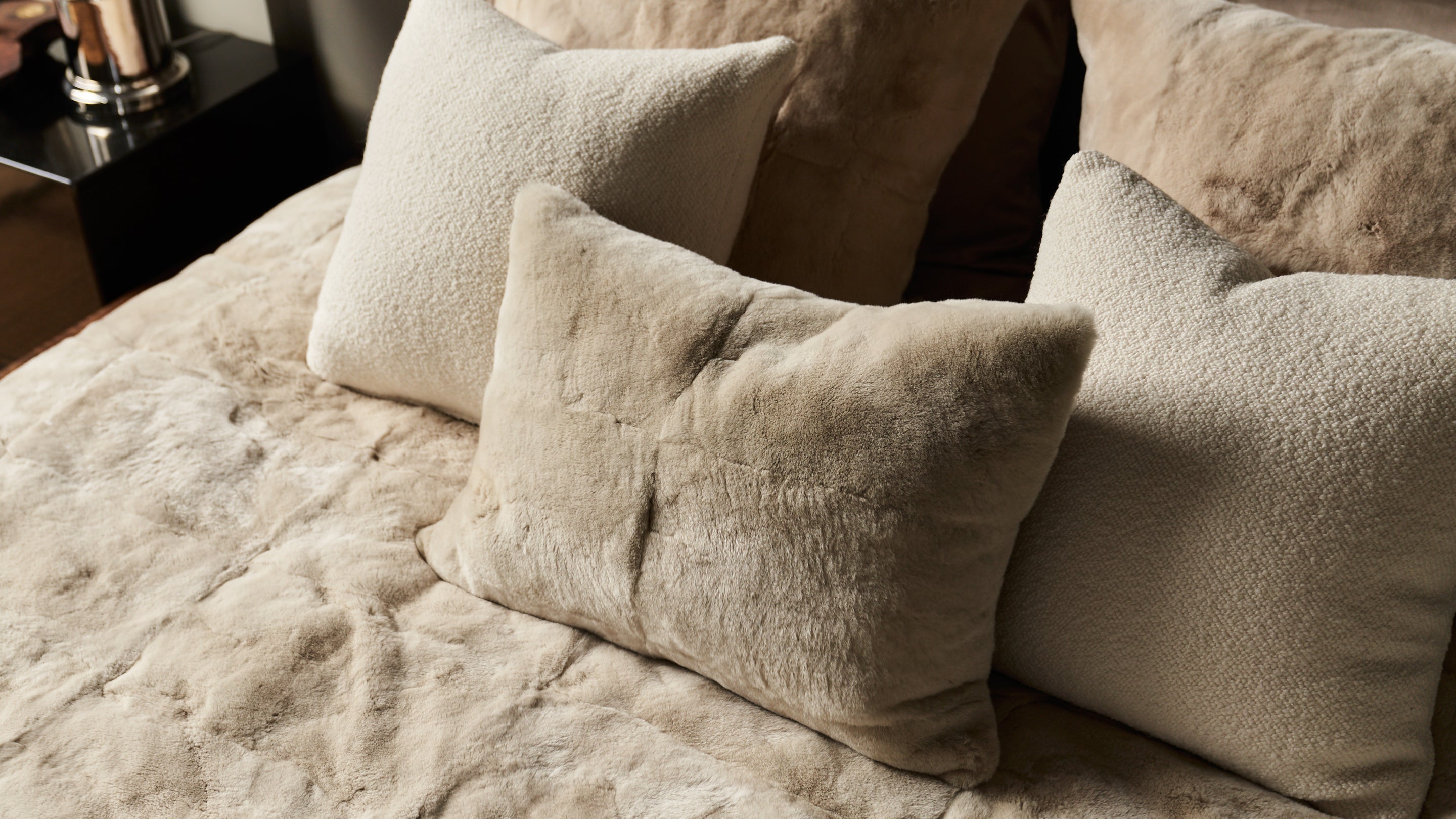 Rex Pillow | Luxe Fur Throw Pillow | Roman & Williams Guild