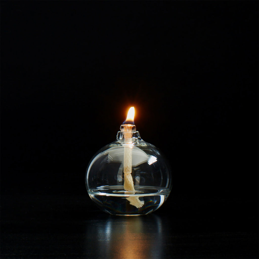 Wolfard Glassblowing Co. Glass Oil Lamp